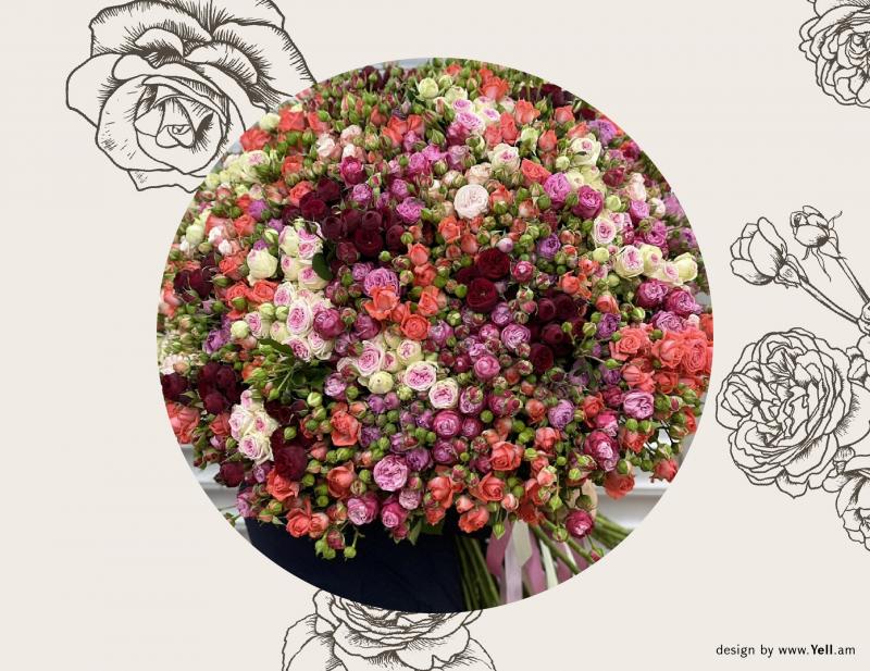 վարդերի աշխարհ ծաղկի սրահ